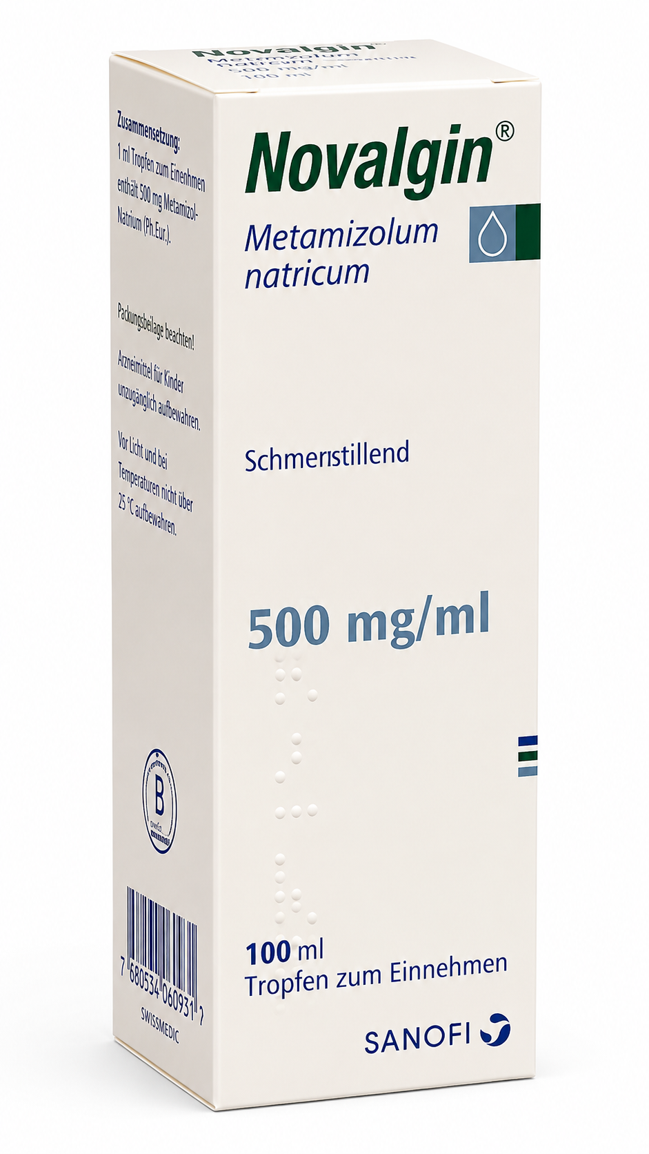Metamizol (Novalgin) Tropfen ohne Rezept kaufen